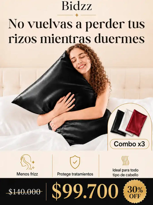 Funda Almohada Anti Frizz De Satin