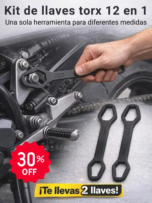 Kit llaves torx 12 en 1